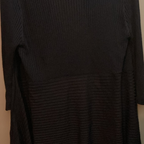 Orange black ribbed collared cardigan. Might be vintage. - Picture 9 of 10